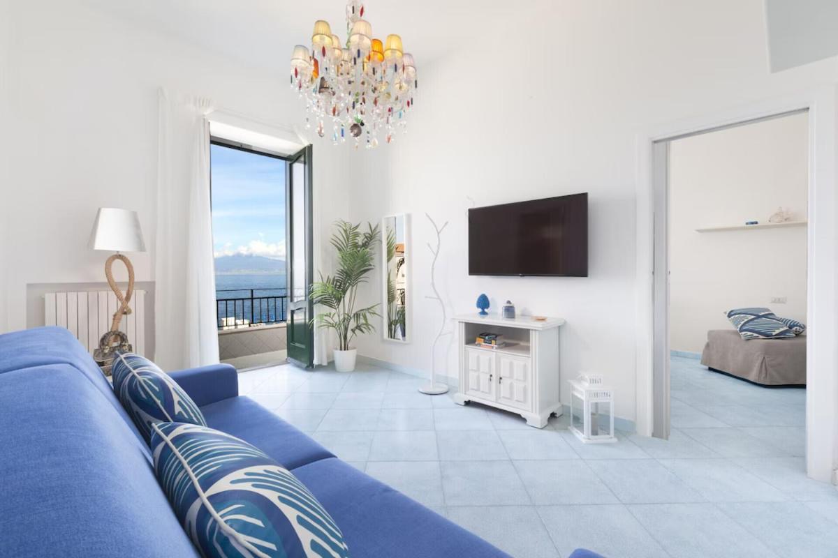 Sorrentovibes - Seaview Home On The Beach & Amazing Views Terrace Dış mekan fotoğraf